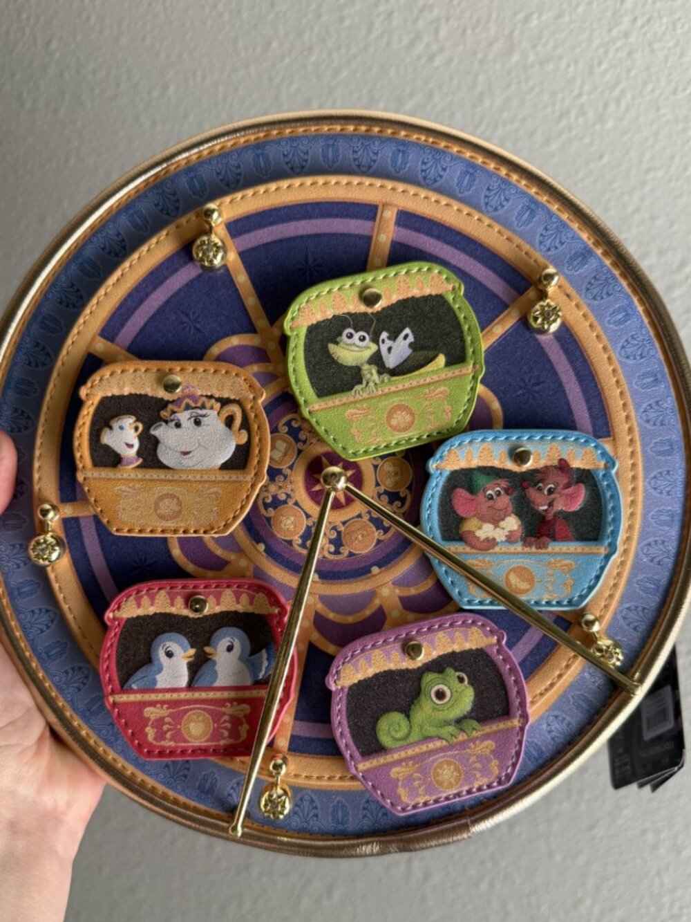 Loungefly Disney Princess Sidekicks Ferris Wheel Crossbody Bag NWT - Picture 1 of 3